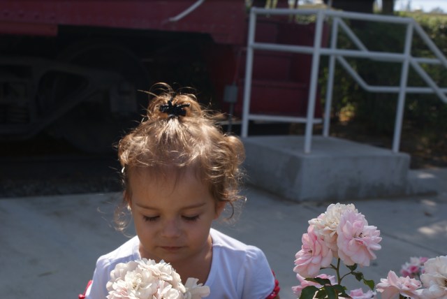 Stop and smell the flowers