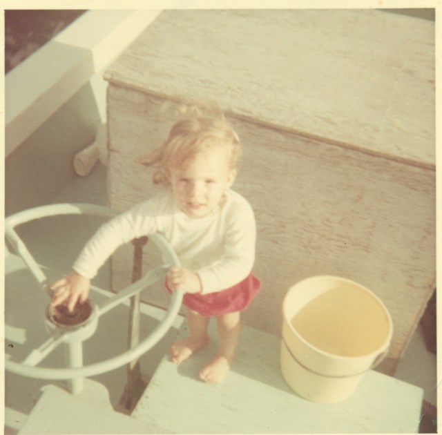 Me, long before the nickname kerplunk